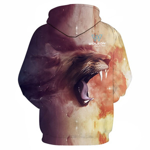 เสื้อสวมหัวสำหรับผู้ชายเสื้อฮู้ดพิมพ์ลายซับลิเมชันพร้อมพิมพ์ลายนูนเสื้อสเวตเตอร์3D โลโก้ส่วนบุคคลแฟชั่นใหม่ - Product Image 3