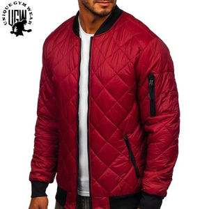 Ropa Deportiva Única, Chaqueta Bomber de Invierno Impermeable para Hombre, Ajustada, con Logotipo Personalizado OEM, Puños Acanalados, Ligera, al por Mayor - Product Image 5