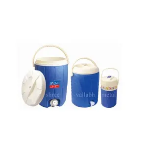 plastic water cooler jug 3pcs set blue