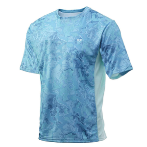 T-shirt respirant pour hommes, simple, personnalisé, en Spandex, de sport - Product Image 3