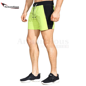 กางเกงออกกำลังกายขาสั้น5นิ้ว,กางเกงวิ่งเอวสูงพิมพ์โลโก้ - Product Image 2