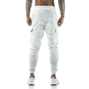 Pantalones ajustados para hombre Pantalones de algodón y poliéster Pantalones con logotipo personalizado para hombre - Product Image 2