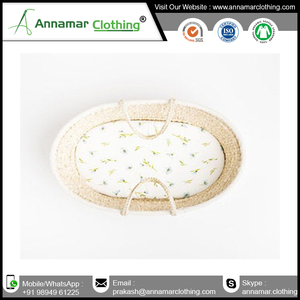 100% Organic Cotton <b>Bassinet</b> Sheet Organic for newborn - Product Image 4