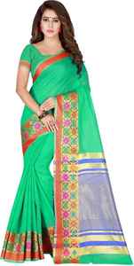 ล่าสุดผ้าฝ้ายผ้าไหมเบลกัมสารีพร้อมเสื้อพรรคสวมเสื้อผ้าสตรีอินเดียและปากีสถานขายส่งในราคาต่ํา - Product Image 4