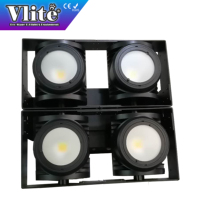 Projecteur LED COB à quatre yeux 100W IP65 étanche blanc, faisceau de 60 degrés pour festivals en extérieur et équipements de tournée