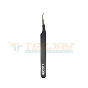 Outils de soins de beauté pour les sourcils, 3 pièces, vernis de poudre noire pour les cils, courbés, 5mm - Product Image 6
