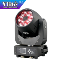 Luz Móvil LED RGBW de Tamaño Pequeño Bee Eyes 6x40W con Zoom de Ángulo de Haz 4-45°, Efecto Wash y Control DMX512