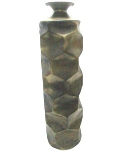 Florero de Metal mate moderno para sala de estar, jarrón de diseño nórdico natural negro, accesorios de decoración para el hogar - Product Image 6