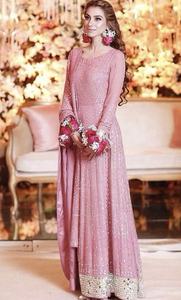 Vestido Gotta Patti con trabajo de espejo Traje formal elegante Perfecto para ocasiones especiales Diseño único 2025 - Product Image 2