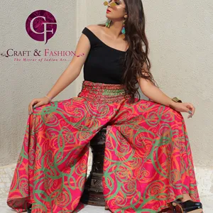 Güzel Vintage Sari ipek kadın Harem-hint pantolon Aladdin stil-hint Vintage İpek Harem pantolon-Harem pantolon toptan