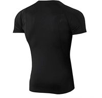 Ensemble de shorts de compression athlétiques légers et respirants pour hommes, chemises de yoga à séchage rapide, ajustées, anti-bactériennes