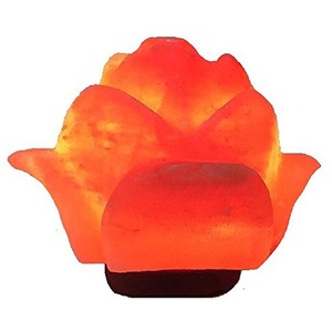 Eleve el Ambiente de Su Espacio con la Lámpara de Tulipán de Sal del Himalaya Tallada de Primera Calidad de Sian Enterprises - Product Image 6