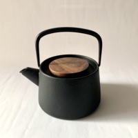 Tetera de Hierro Fundido Tetu Diseñada por Makoto Koizumi, Diseño Minimalista, Boquilla Anti-Goteo, Nanbu Tekki, Ecológica, Hecha en Japón