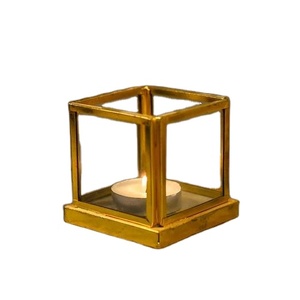 <b>Brass</b> Handle <b>Brass</b> Antique finish <b>lantern</b> glass and metal <b>lantern</b> new design ,candle holder , <b>Brass</b> Antique - Product Image 1