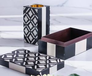 Latest Mother of Pearl Inlay Bakhoor Burner Tray Cake Stand Bakhoor <b>Box</b> Mabkhara Resin <b>Incense</b> Burner by Axiom Home Accents - Product Image 2