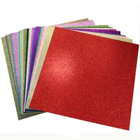 ขายส่งโรงงานหลายสี Glitter Cardstock A4 DIY ตกแต่ง Glitter Cardstock แพ็ค