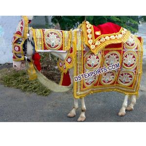 Décoration de mariage indien, robe de cheval Baraat, décoration de mariage indien, costume de cheval de mariage, décoration de mariage abordable, États-Unis - Product Image 1