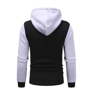 เสื้อมีฮู้ดสำหรับผู้ชาย,เสื้อสวมหัวแขนยาวมีซิปขนาดใหญ่พิเศษพิมพ์ลายแบบขายส่งกำหนดเองได้ - Product Image 2