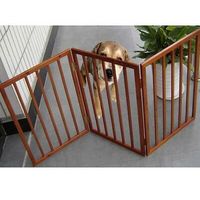 Barrière pliable en bois écologique de haute qualité du Vietnam pour chiens, idéale pour l'intérieur et l'extérieur, pour Noël, le salon et la maison