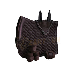 Ensemble de tapis de selle de dressage de meilleure qualité Nouveau design Tapis d'équilibre pour chevaux Jeu de tapis de selle en feutre pour équitation anglaise - Product Image 6