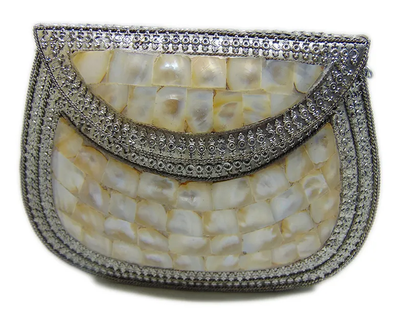 Bolso de mano con mosaico de perlas, bolso de mano, bolso de mano de noche, cadena dorada, flor ligera, personalizado