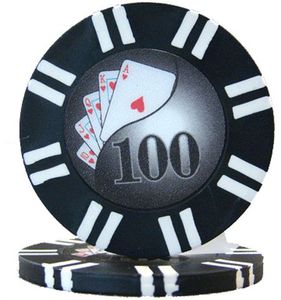 Chip da Poker in argilla da 8 grammo <span class=keywords><strong>serie</strong></span> Twist a 2 strisce - Product Image 5