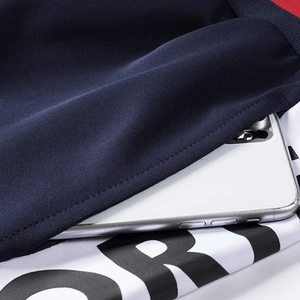 ชุดวอร์มสำหรับผู้ชาย,ชุดวอร์มขนาดใหญ่พิเศษ2ชิ้นมีซิปหลากสี - Product Image 5