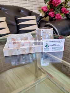 Mother of Pearl Inlay Religious Incense Burner Mubkhar Box Tray Set with <b>Lavender</b> & Bergamot Scent 100% Handmade Home Decor <b>Gift</b> - Product Image 6