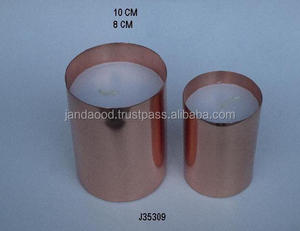 Nouveauté bougie votive moderne en cuivre ordinaire pour bougies prix raisonnable bougie en cuivre antique à vendre au prix de gros - Product Image 3