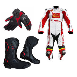 Traje de motocicleta de estilo profesional, personalizado, de cuero para motocicleta, traje de carreras de verano - Product Image 1