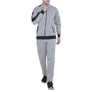 Chándal de entrenamiento para hombre de algodón 100%, traje de seguimiento para hombre de último diseño, en blanco, transpirable y ligero de talla grande - Product Image 6