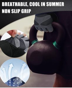 Guantes de entrenamiento para hombre y mujer, manoplas de gimnasio para levantamiento de pesas con soporte de muñeca, flexibles y duraderos, precio barato - Product Image 3