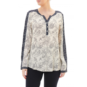 Hot Selling New Style Printed Casual Poplin Ladies <b>Tops</b> Customizable Logo Design 100% Export Oriented Bangladesh Eco-Friendly - Product Image 3