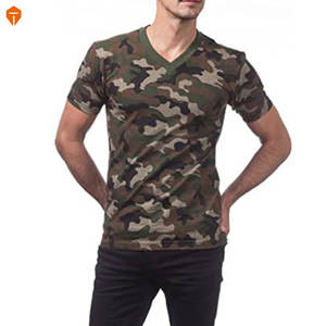 Mens Camouflage Pattern Print Breathable Light O-Neck T-Shirts - Product Image 3