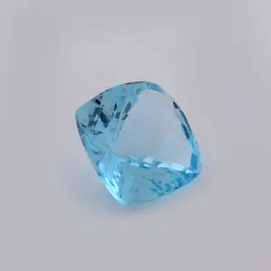 Topacio azul redondo, piedras preciosas sueltas naturales, curación del nacimiento, fabricación de joyas semipreciosas de alta calidad superior, piedra de cristal de Topacio azul - Product Image 5