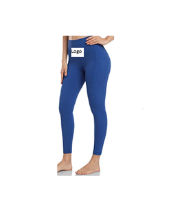 Women's High Waisted Yoga <b>Leggings</b> 85% <b>Polyester</b> 15% Spandex Soft Lightweight Fitness High Waisted Gym Yoga <b>Leggings</b> for Womens - Product Image 3