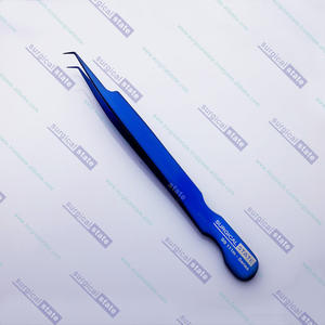 Pince à cils de ramassage classique russe couleurs personnalisées en acier inoxydable de qualité supérieure disponibles - Product Image 2