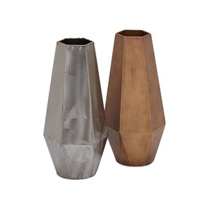 Antique Metal Flower Vase Modern Home Decorative Luxury Usable Unique Flower Pot <b>Best</b> Selling New Design Vase - Product Image 1