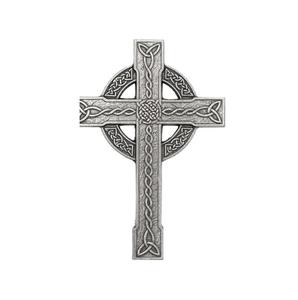 Cruz de Iglesia de Latón con Círculo Redondo en la Parte Posterior, Artículos Religiosos - Product Image 1