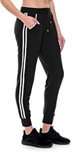 กางเกงและกางเกงผ้าคอตตอนออร์แกนิก,กางเกงลายทางสำหรับผู้หญิง - Product Image 5