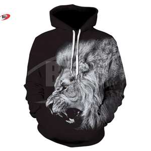 Sweat à capuche à sublimation pour hommes, vêtements de sport d'hiver, sweats à capuche 100% tissu en polyester avec logo personnalisé pour hommes et femmes - Product Image 6