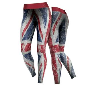 Leggings de sport de yoga personnalisés pour femmes pantalons de fitness taille moyenne antibactériens respirants 100% coton à haute élasticité personnalisable - Product Image 5