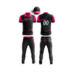 Uniforme de Cricket de Diseño Personalizado OEM, Pantalón y Jersey de Alta Calidad 100% Poliéster con Colores y Tallas Personalizadas, Opción de Venta al Por Mayor Disponible - Product Image 1