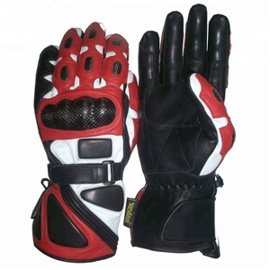 Gants de moto en cuir de qualité supérieure Keven Impex KI-921 Pro Biker, respirants, imperméables, avec protection UV, ajustables - Product Image 1