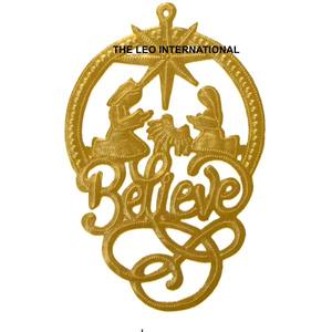 เครื่องประดับคริสต์มาสโลหะคุณภาพสูง เครื่องประดับเหล็กแขวนตกแต่งสำหรับวันหยุด ของตกแต่งคริสต์มาสอื่นๆ - Product Image 1