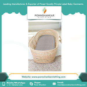 อินเดียที่มีคุณภาพสูงซูเปอร์ซอฟท์100% ผ้าฝ้ายอินทรีย์ที่กำหนดเองทารกแรกเกิดเปลแผ่น - Product Image 5