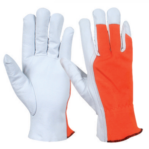 Gants de montage avec des ailes Gants de conducteur en cuir grain du pouce Sécurité industrielle et protection par soudage Niveau 5 Taille XL - Product Image 6