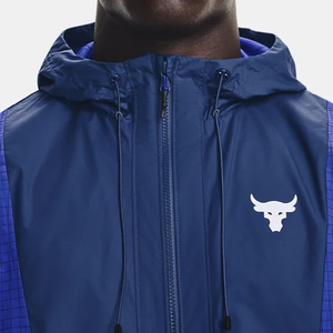 Veste en toile à col montant et fermeture éclair pour homme élégant de la nouvelle collection d'hiver style d'échauffement High Street - Product Image 4