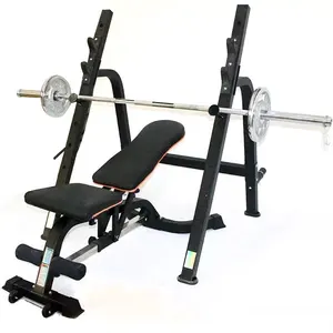 Egzersiz ağırlık sehpası spor salonu Fitness çok fonksiyonlu Squat çerçevesi ticari çok amaçlı güç kaldırma halter tezgah presi