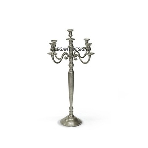 Gold Plated Metal <b>Candelabra</b> Classic Stylish Handmade Crystal Hanging Candle Holder High Quality Heavy Duty Fancy <b>Candelabra</b> - Product Image 3